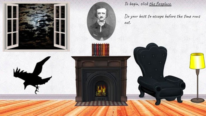 Edgar allan poe escape room answers