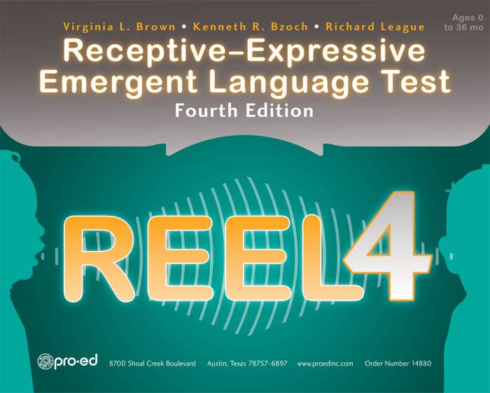 Receptive expressive emergent language test