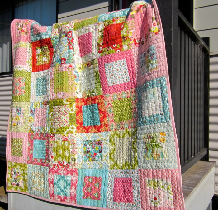 Create a quilt pattern using transformations