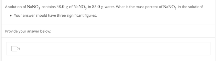 A solution that contains 70g of nano3 at 30 c